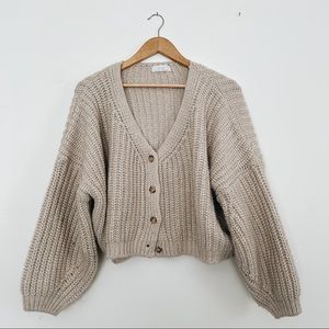 Oak and Fort Cropped Cardigan
